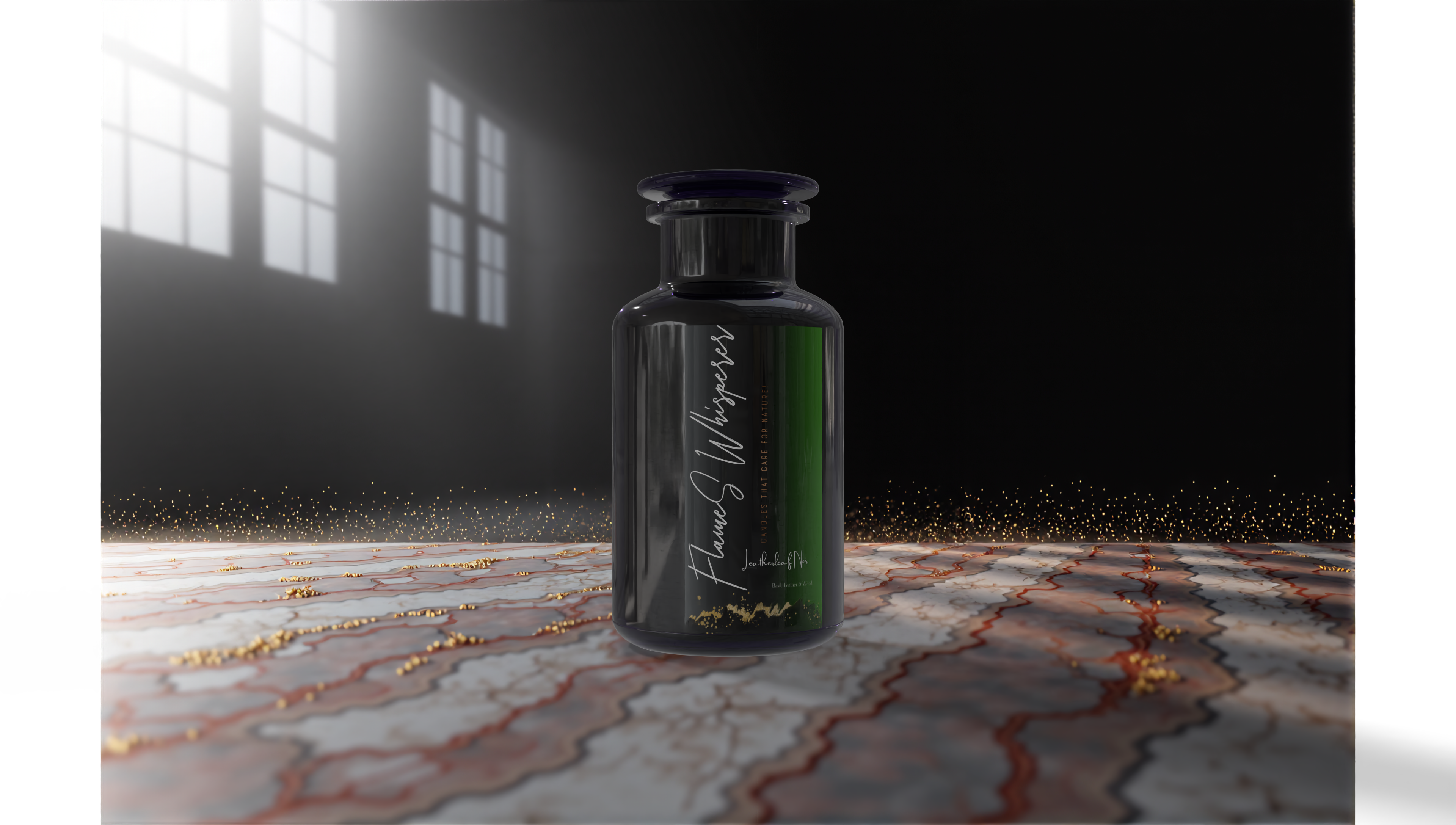 Leatherleaf Black Diffuser