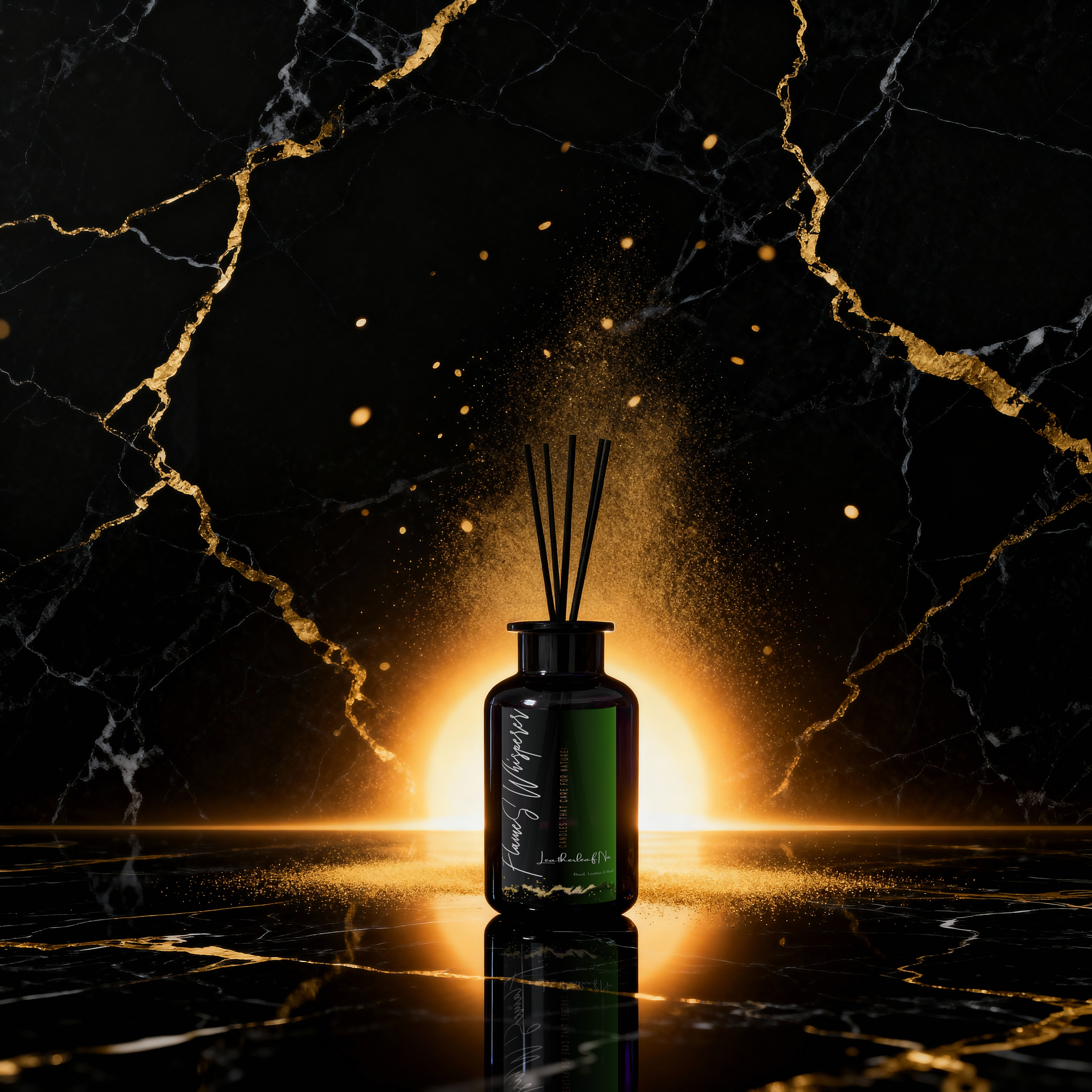 Leatherleaf Noir Diffuseur